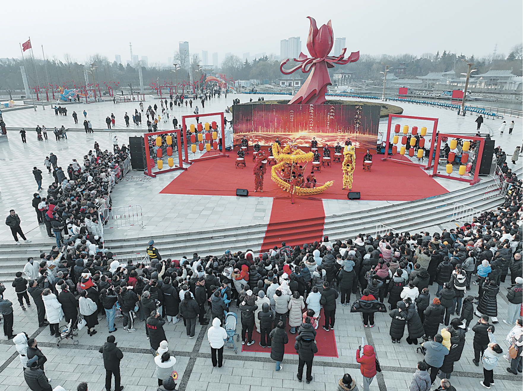 曹州牡丹園：文化廟會(huì)鬧新春